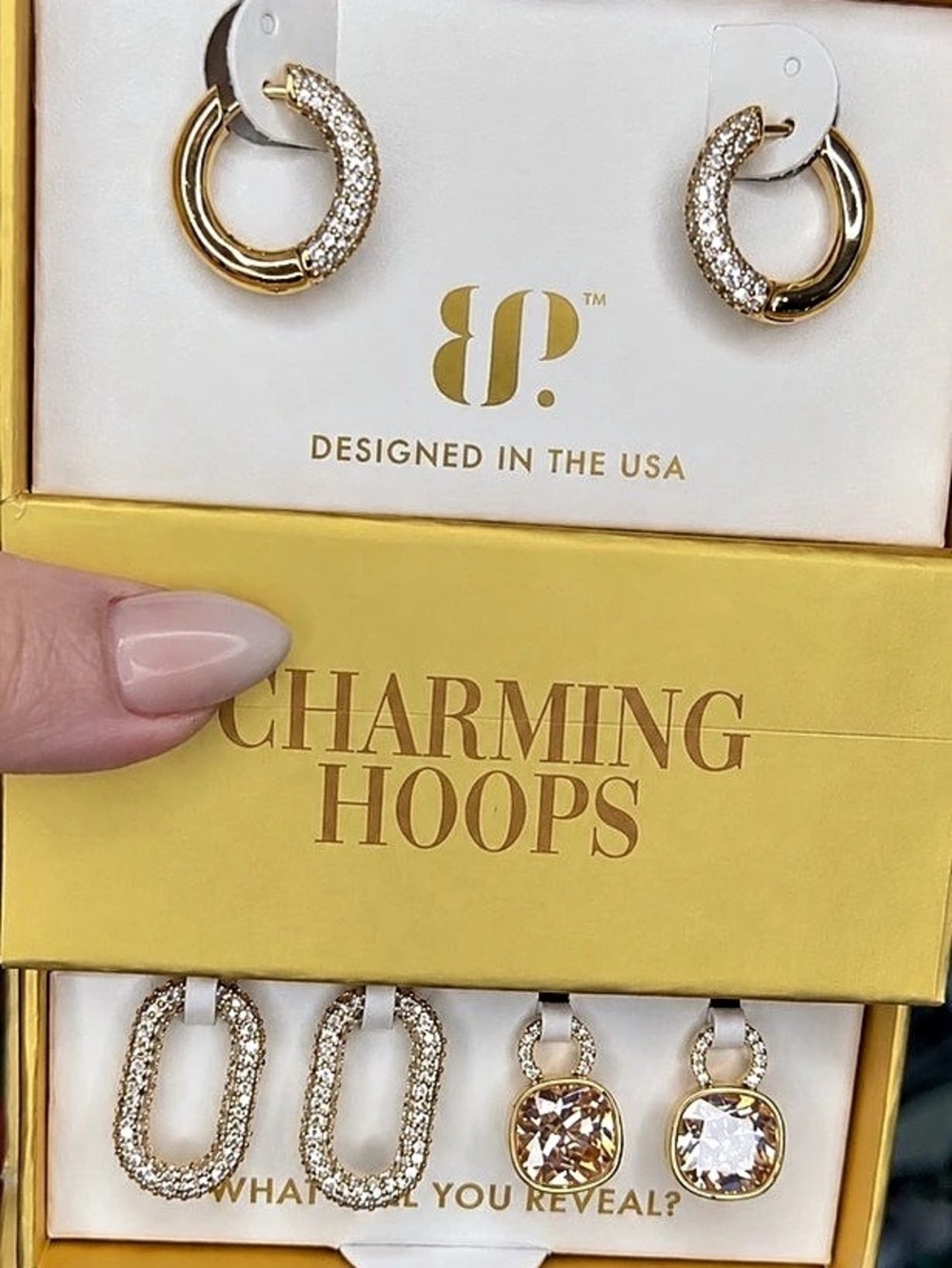 Bomb Party Charming Hoops “A Life Well Lived” Gold